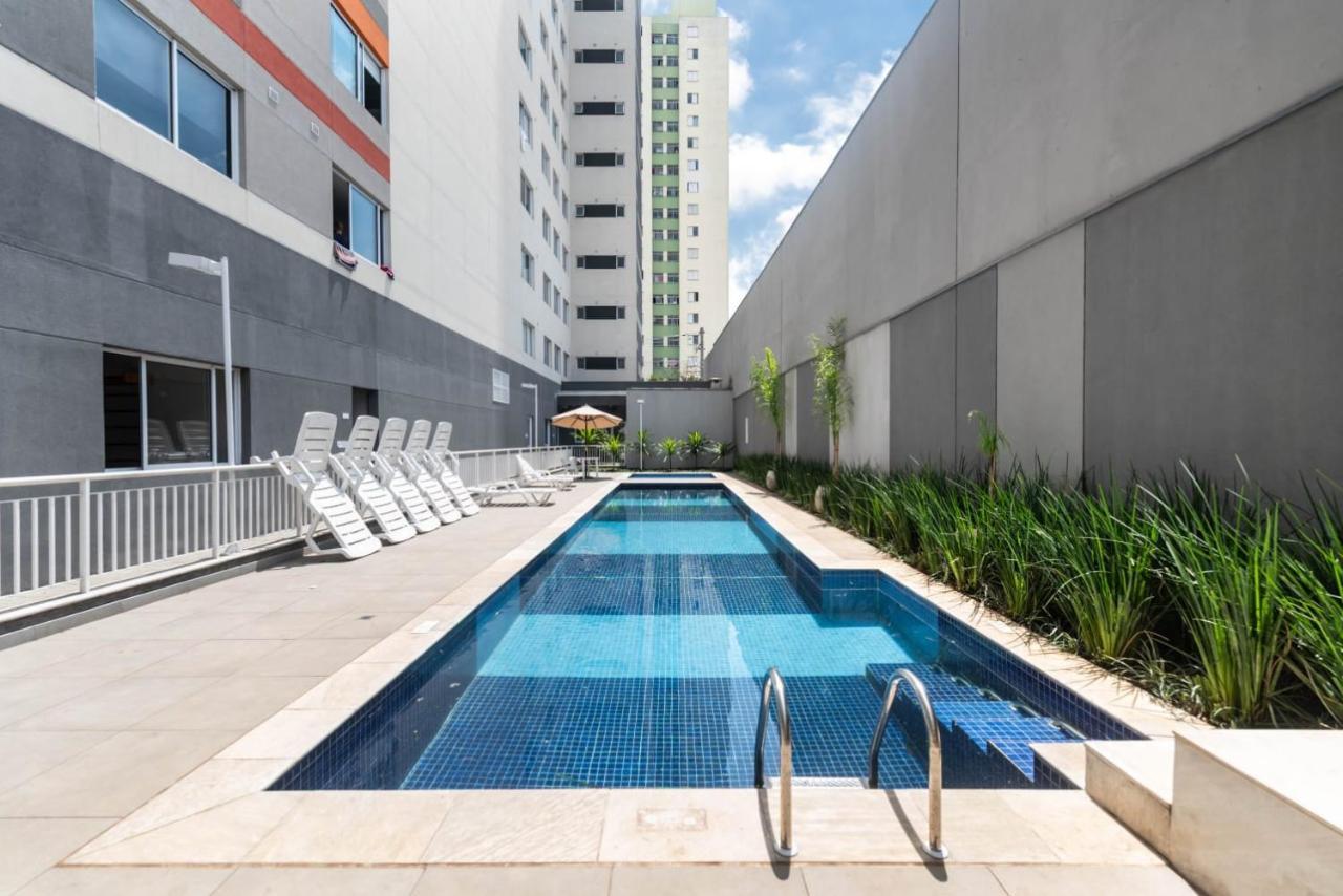 92B Apto Confortavel Prox Ao Bras - Piscina E Academia São Paulo Kültér fotó