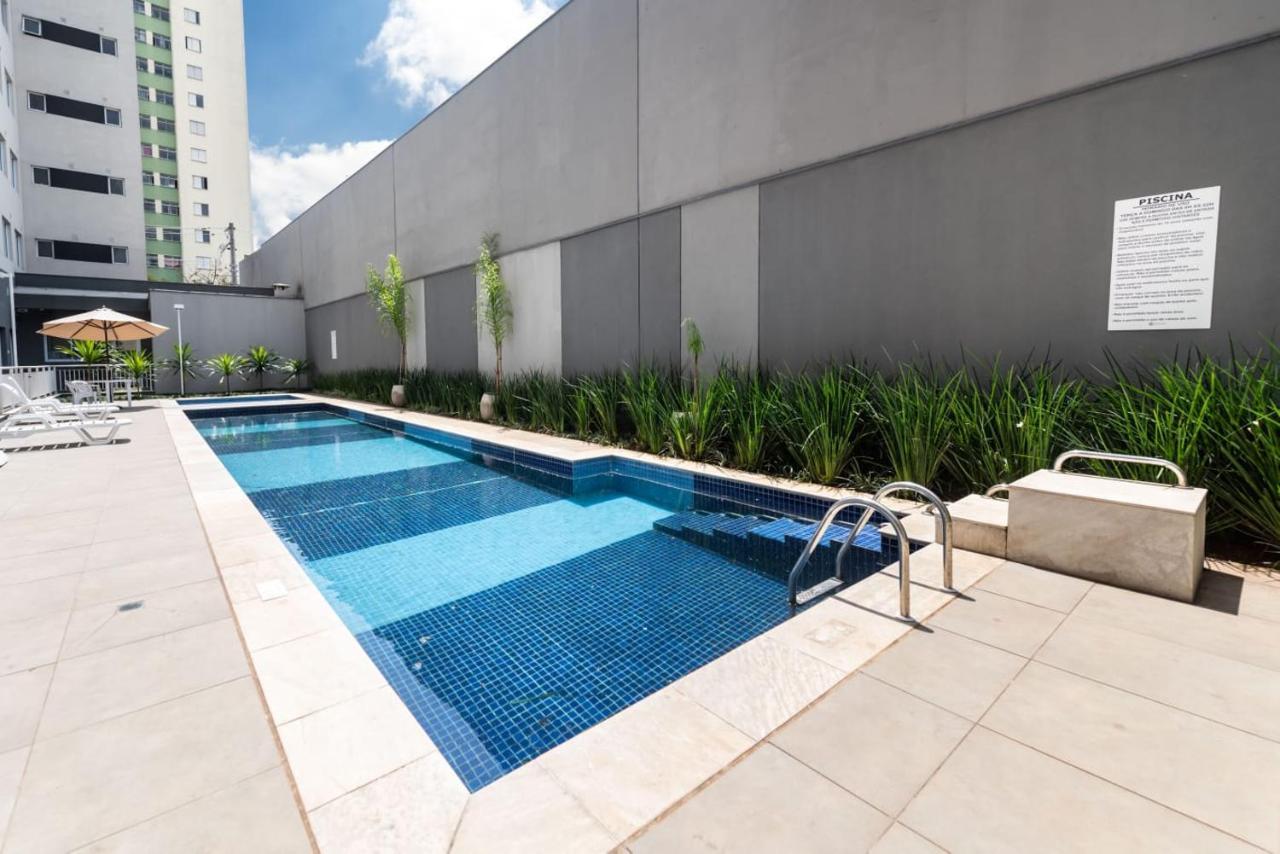 92B Apto Confortavel Prox Ao Bras - Piscina E Academia São Paulo Kültér fotó